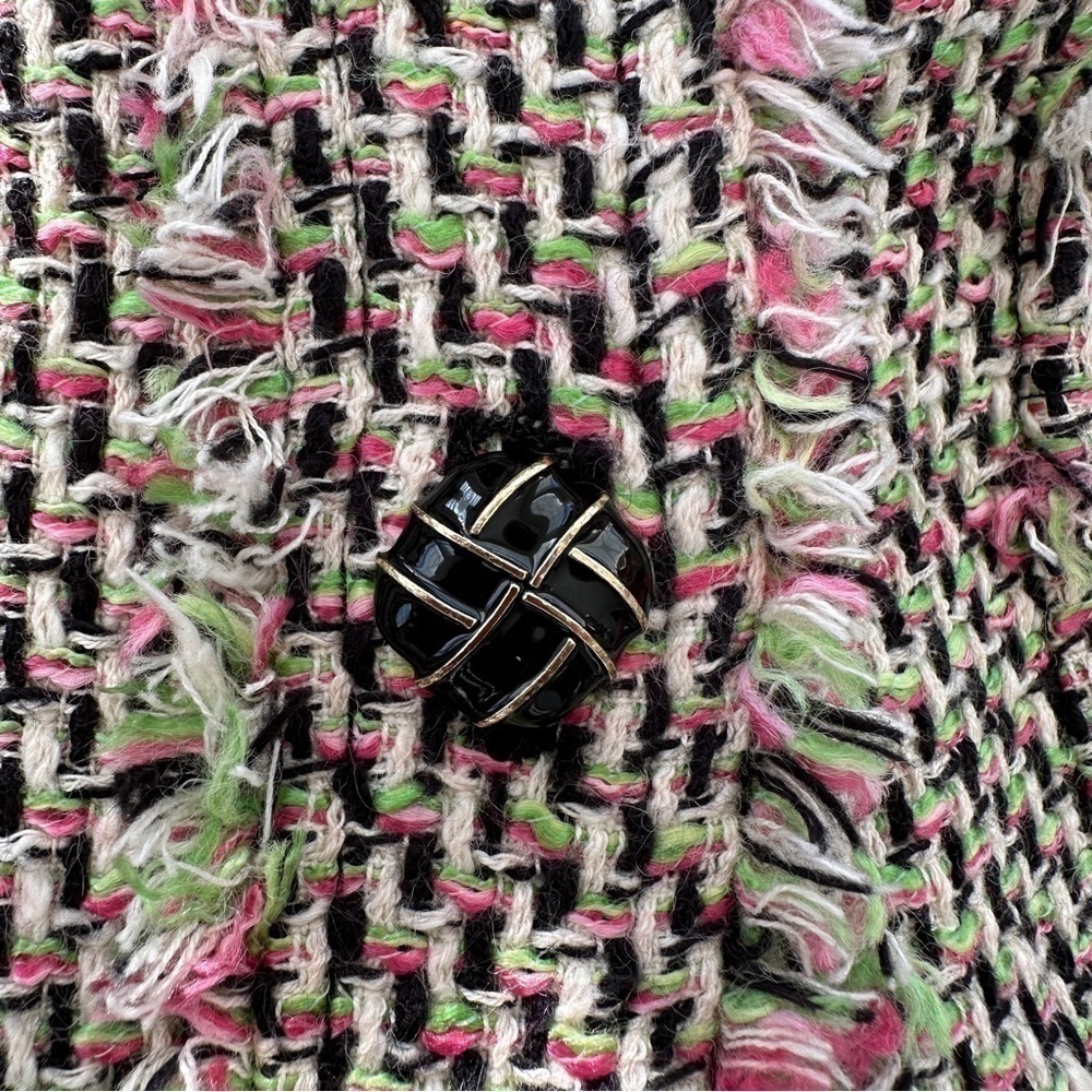 Talbots Multi-Color Tweed Cropped Blazer - Picture 10 of 12